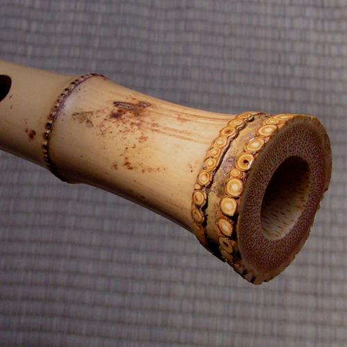 Nice root end shakuhachi shot, 2007, NYC